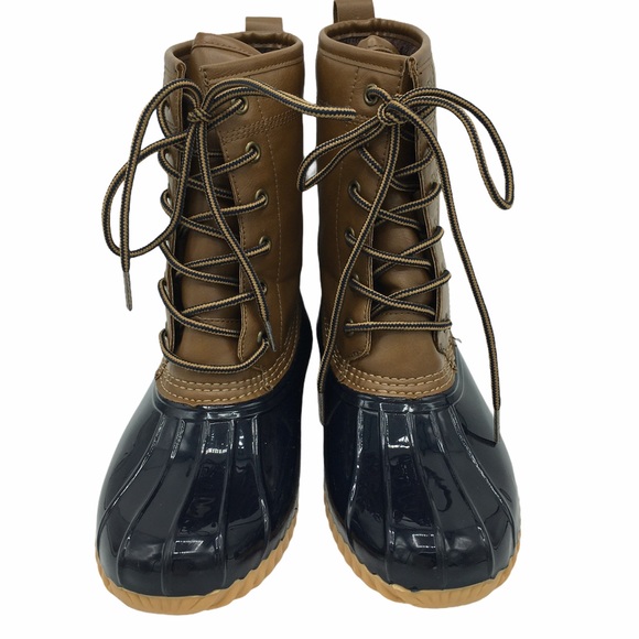 Sporto Ariel The Original Duck Boot Navy & Tan 6.5 - Picture 5 of 12